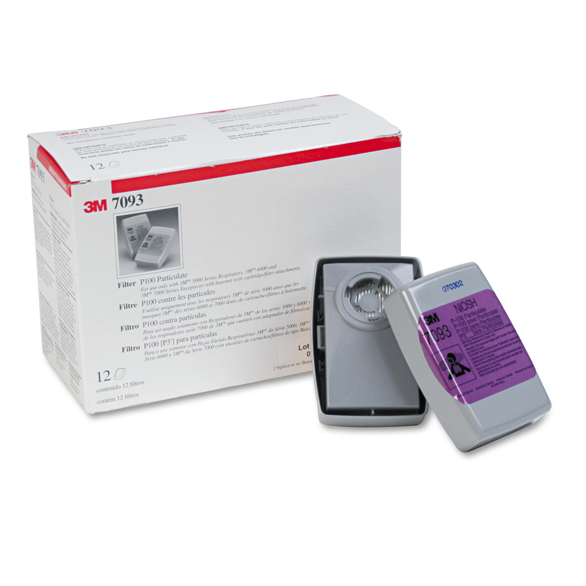 Filtro 7093 Para Partículas 3m - Imagen 3