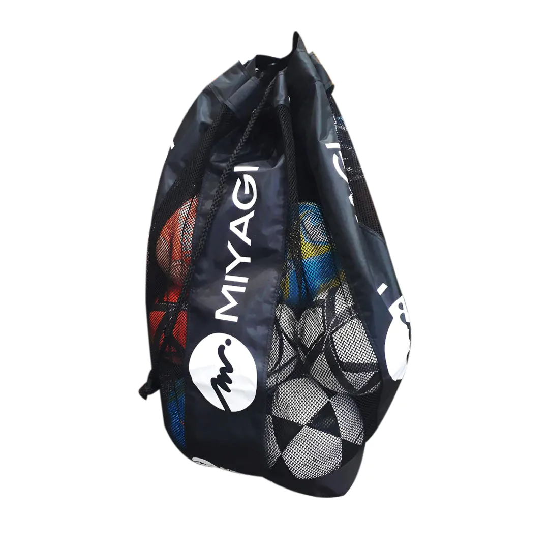 Tula Nylon Oxford Y Malla Miyagi 15 Balones M10702-15