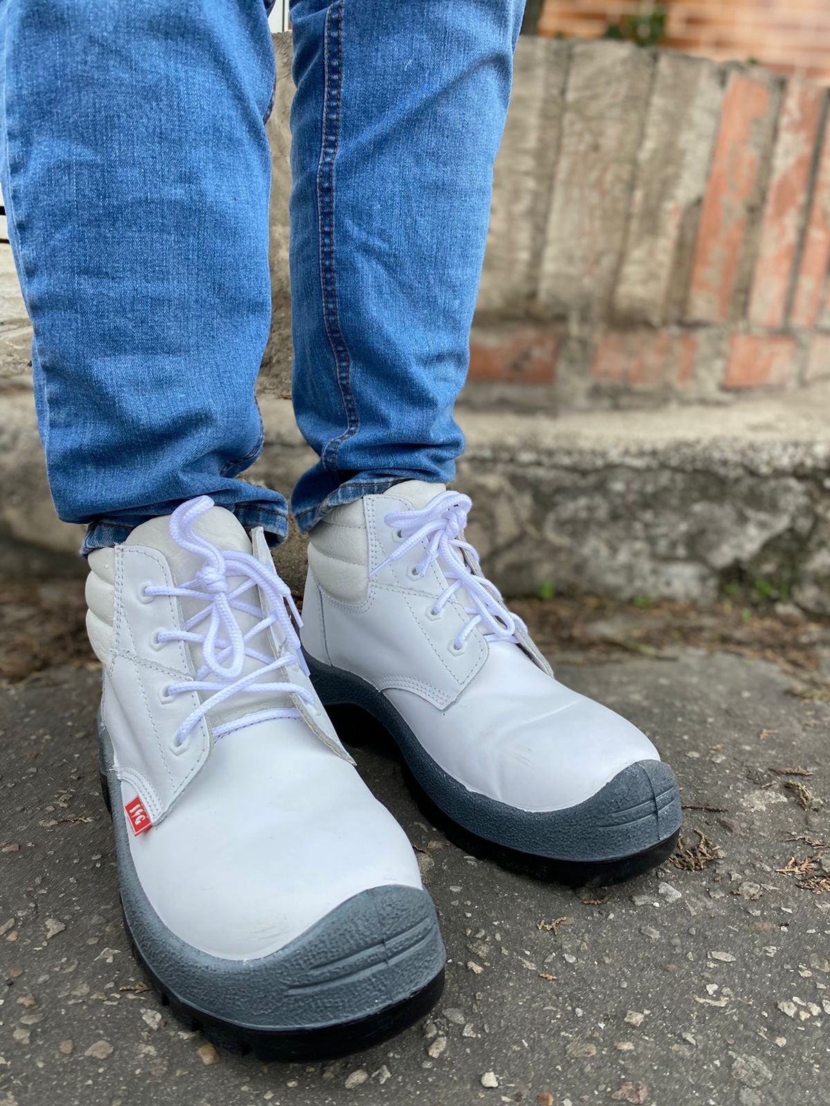 Bota Inyectada Blanca Eco - Imagen 3