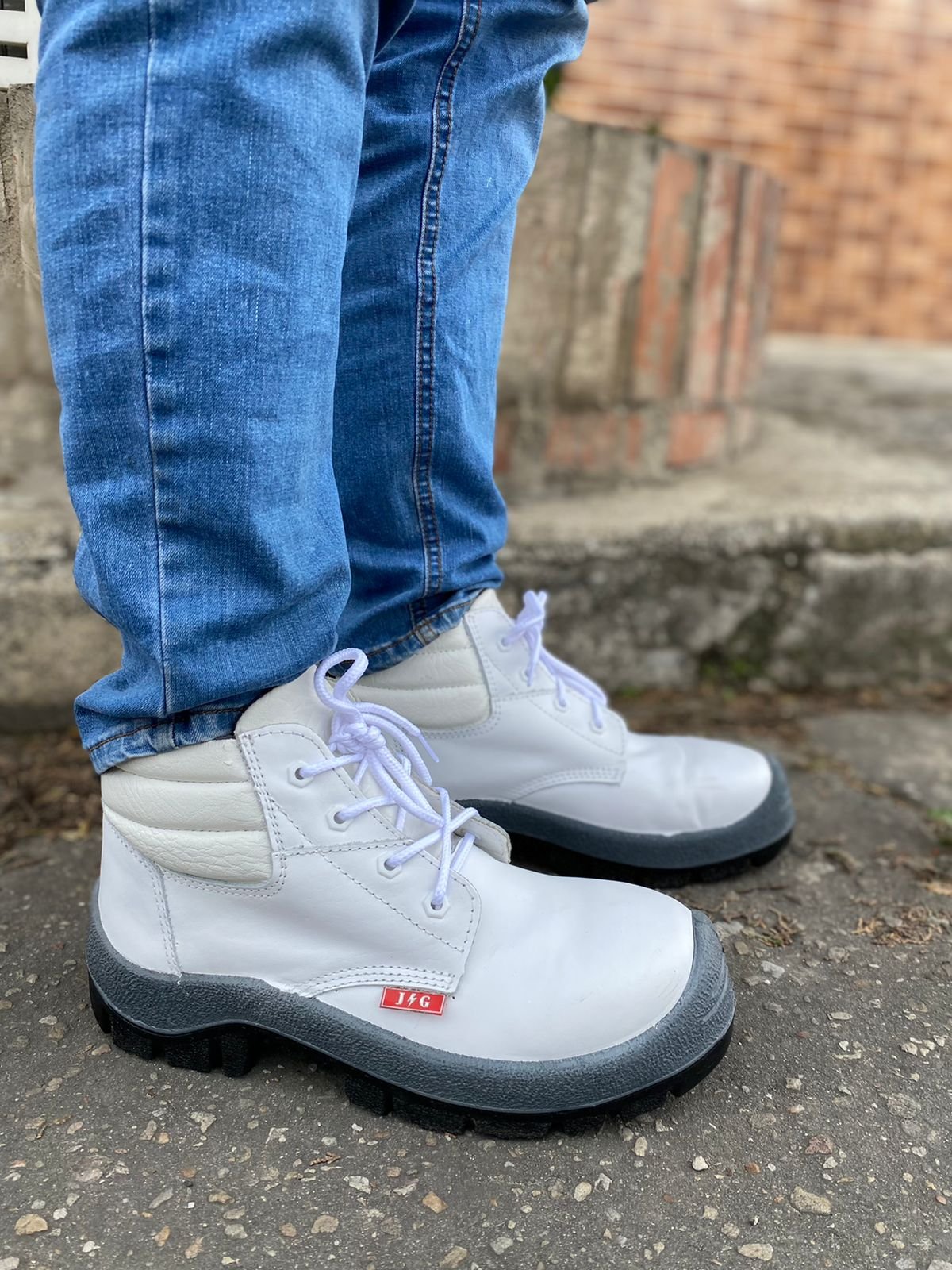 Bota Inyectada Blanca Eco - Imagen 2