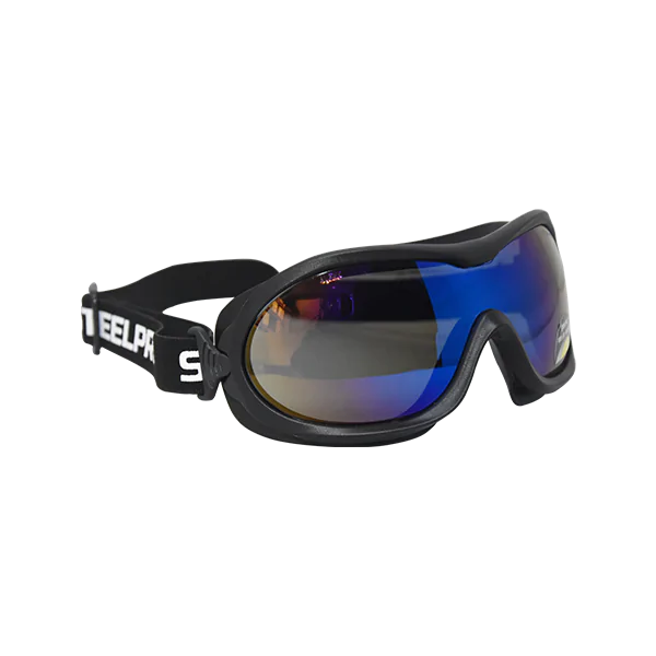 Monogafa Alpha Azul Espejado Af Z87 Con  Bolsa De Transporte Steelpro